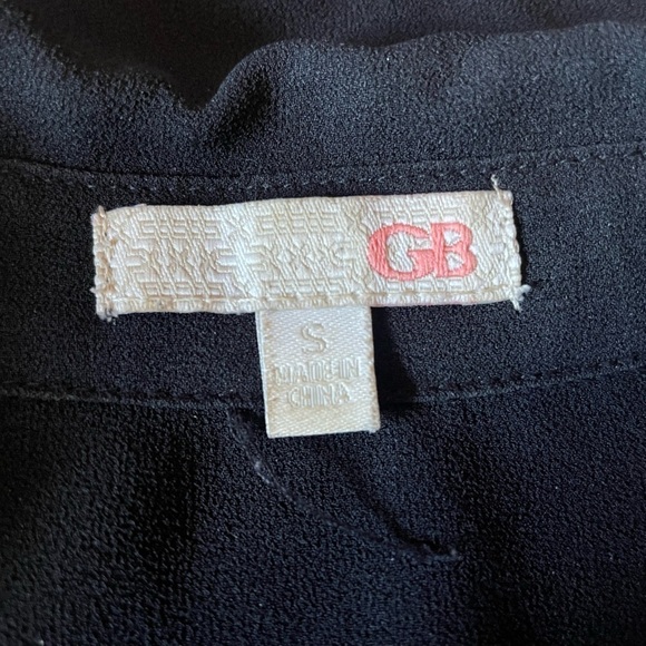 GB black sheer blouse - Picture 5 of 5